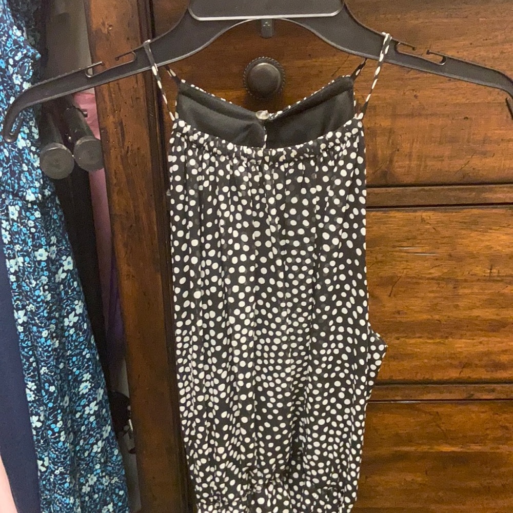 Black and White Polk - a - Dot Dress